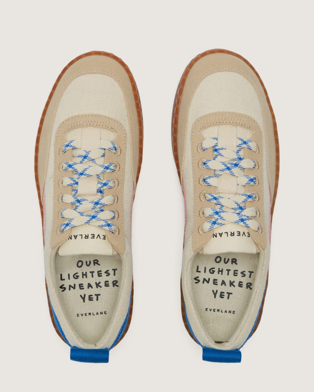 The Tread-Bare Sneaker | Canvas / Lapis Blue / Classic Red