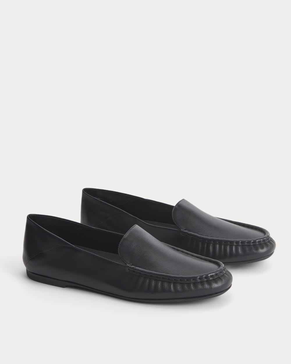 Leather Day Driver Loafer |  Black