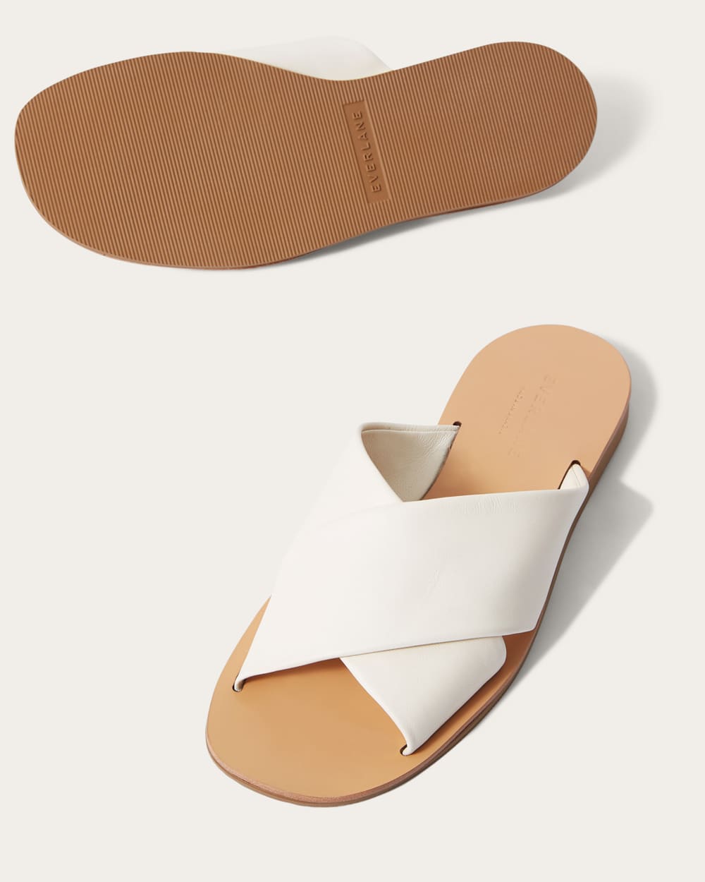 The Day Crossover Sandal | Cream