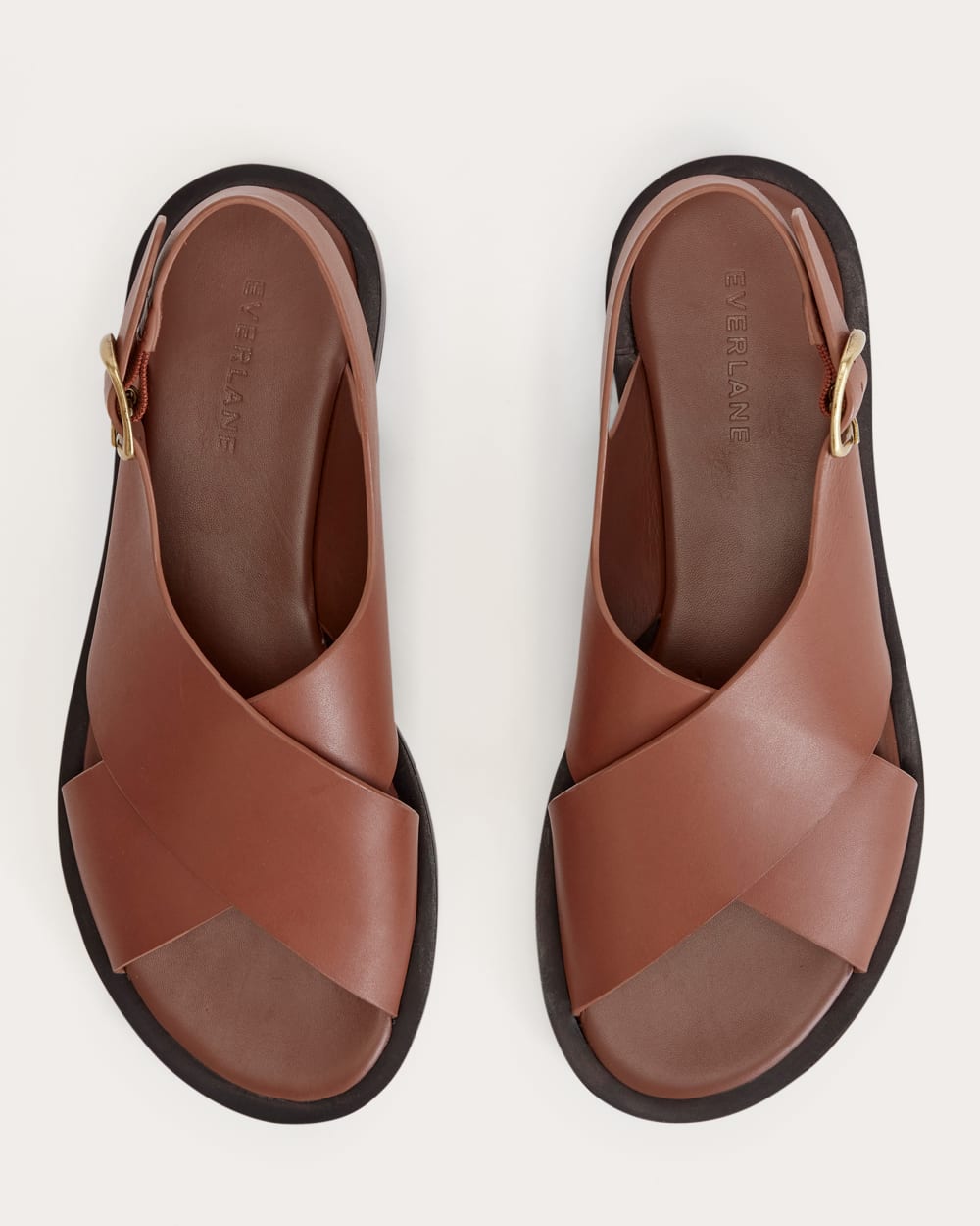 The City Crossover Sandal | Rum