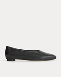 Gallery Square-Toe Flat | Black