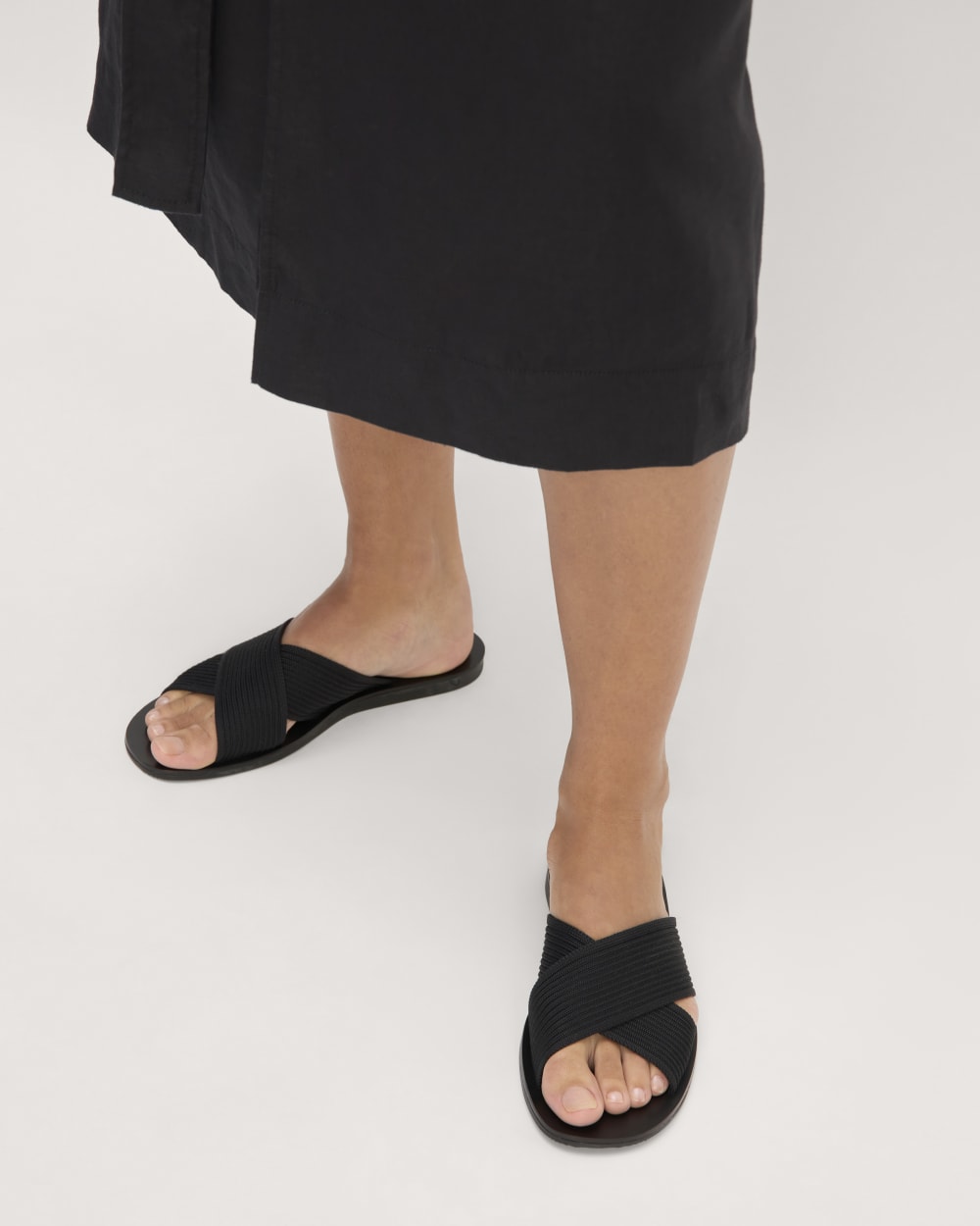 The Day Crossover Sandal | Black