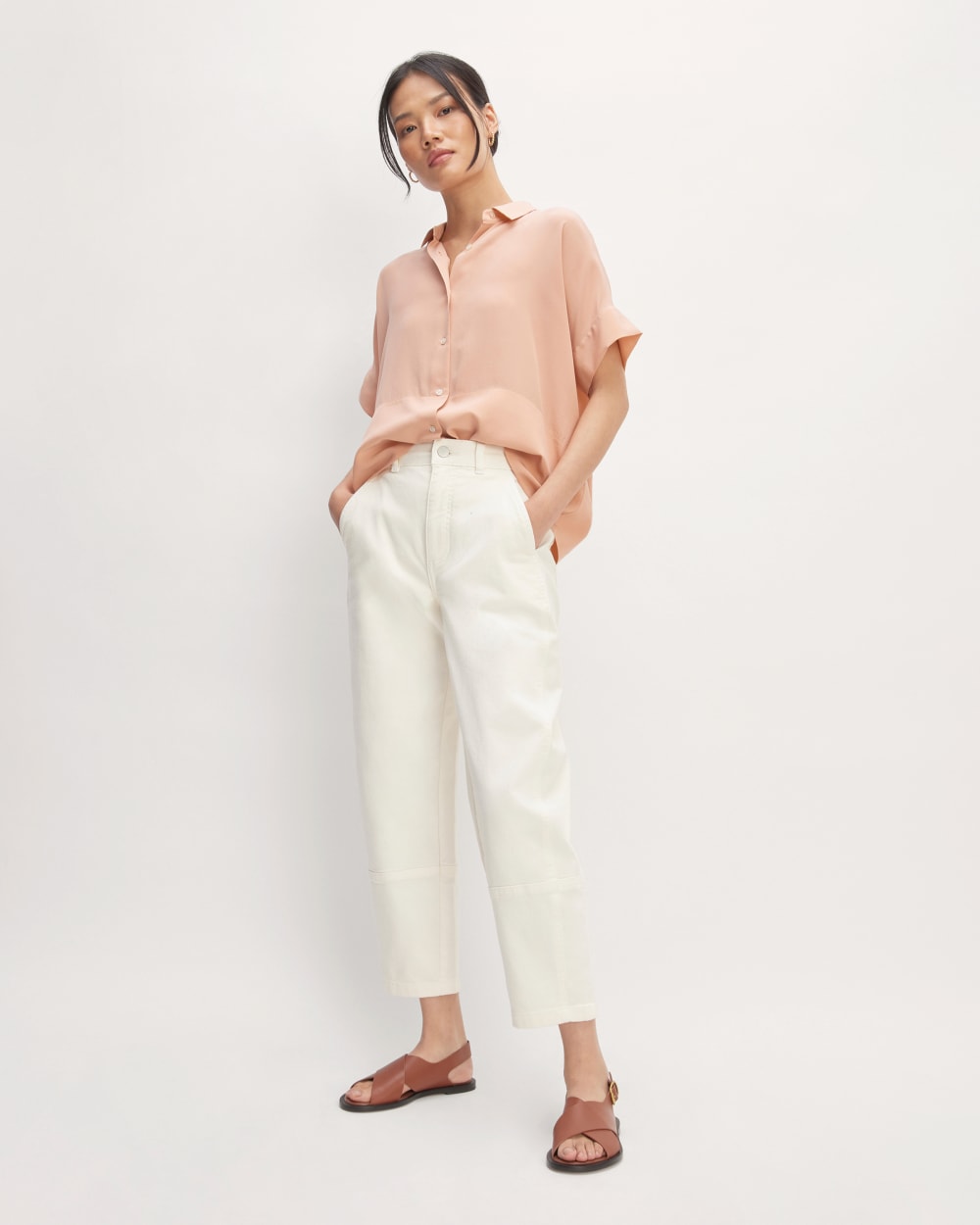 The City Crossover Sandal | Rum