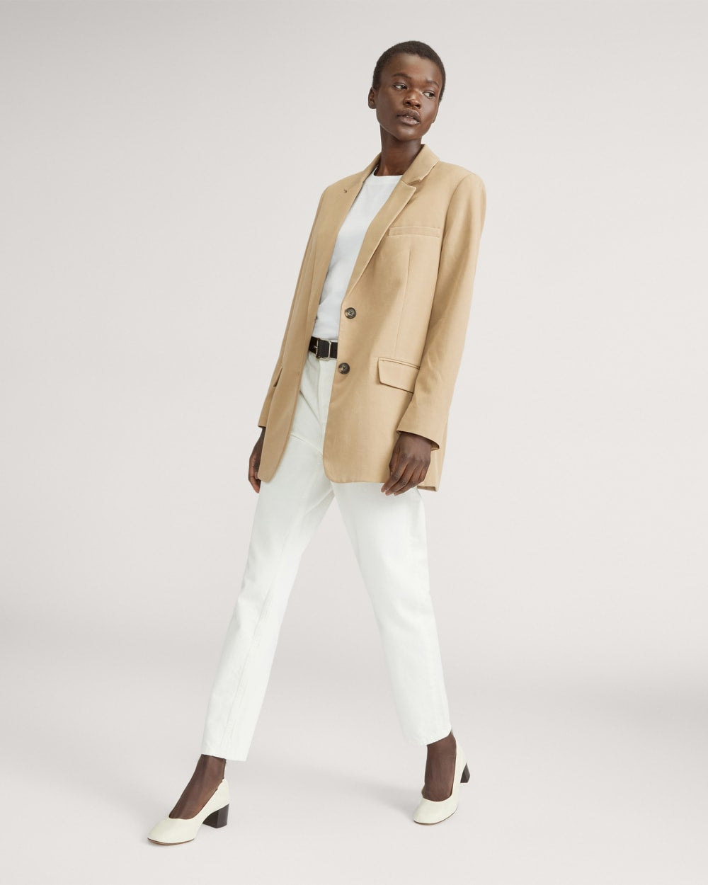 The Day Heel in Narrow Fit | Bone Stacked